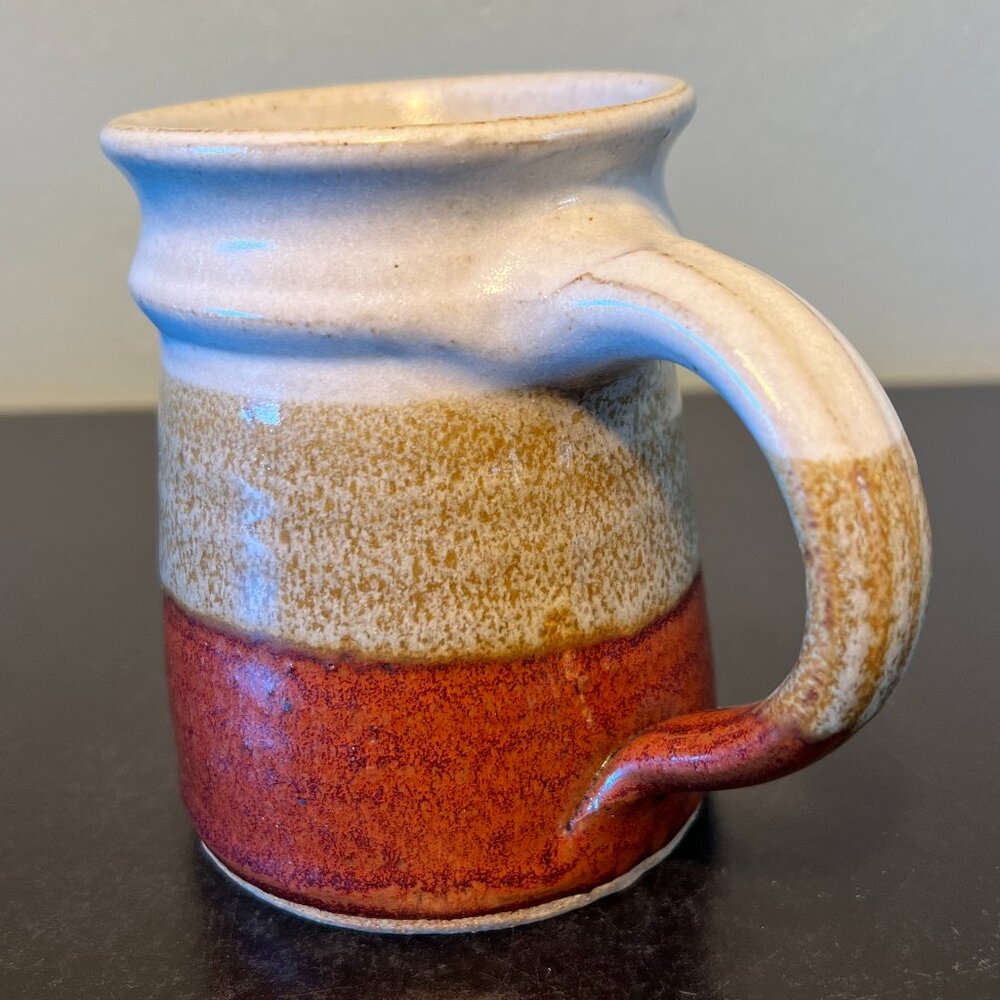 Handcrafted Hand Thrown Earth Toned Glazed Pottery Mug ~ Hygge - Picture 5 of 12